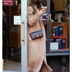 Lily Collins Emily in Paris S03 Long Beige Wool Coat