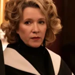 Linda Emond Only Murders In The Building S03 Striped Coat