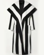 Linda Emond Only Murders In The Building S03 Striped Coat