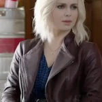 Liv Moore IZombie S02 Burgundy Leather Jacket
