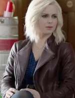 Liv Moore IZombie S02 Burgundy Leather Jacket