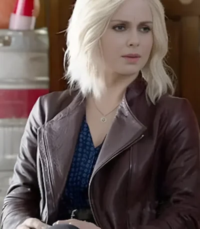 Liv Moore IZombie S02 Burgundy Leather Jacket