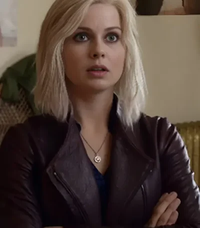 Liv Moore IZombie S02 Burgundy Leather Jacket