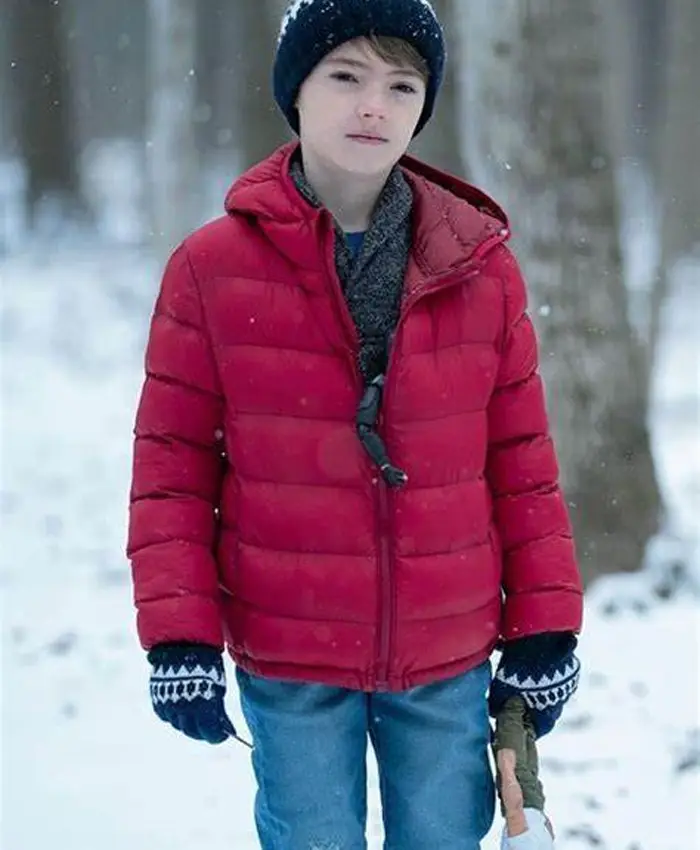 Locke & Key Bode Locke Parachute Red Hooded Jacket Locke & Key Bode Locke Parachute Red Hooded Jacket
