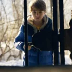 Locke and Key Bode Locke Blue Hooded Puffer Jacket