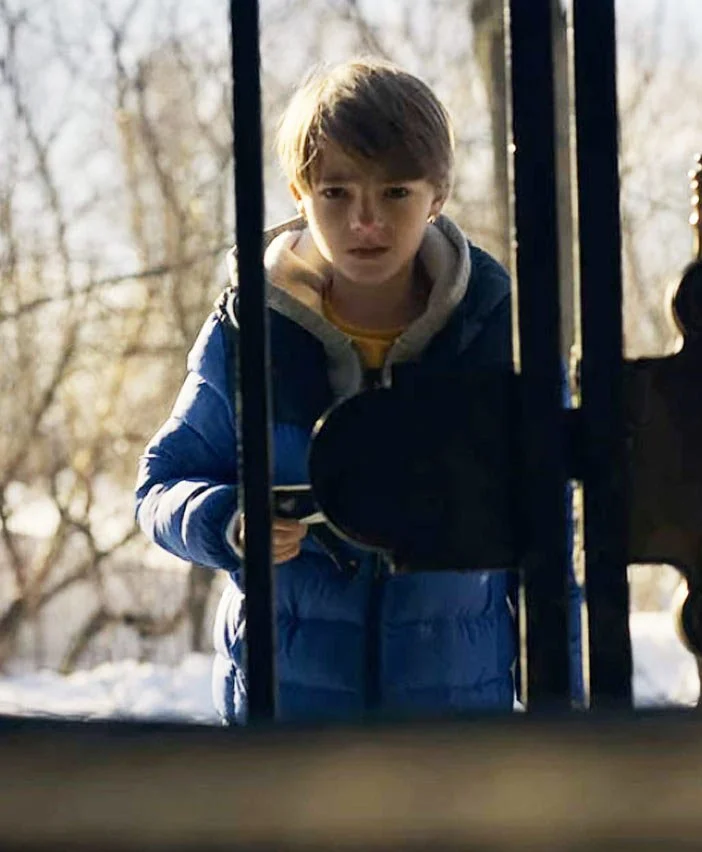 Locke and Key Bode Locke Blue Hooded Puffer Jacket Locke and Key Bode Locke Blue Hooded Puffer Jacket
