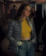 Locke and Key Eden Hawkins Grey Puffer Jacket