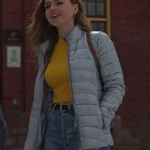 Locke and Key Eden Hawkins Grey Puffer Jacket
