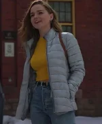Locke and Key Eden Hawkins Grey Puffer Jacket