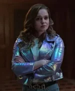 Locke and Key Hallea Jones Shining Leather Jacket