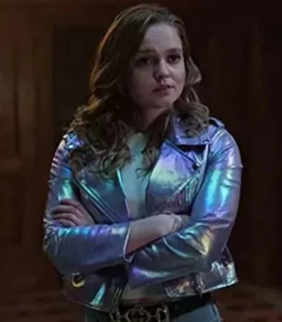 Locke and Key Hallea Jones Shining Leather Jacket