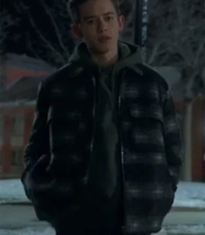 Locke and Key S02 Gabe Wool Plaid Jacket