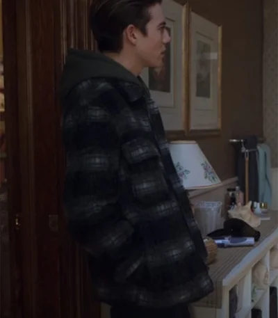 Locke and Key S02 Gabe Wool Plaid Jacket