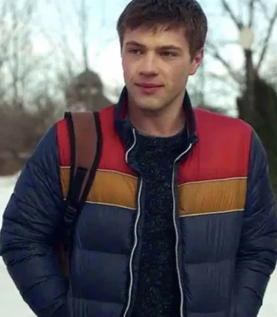 Locke and Key Tyler Blue Parachute Jacket
