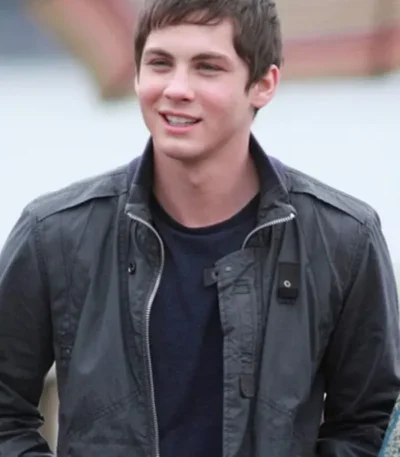 Logan Lerman Percy Jackson: Sea of Monsters Black Jacket
