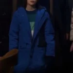 Logan Pierce Mystery on Mistletoe Lane Blue Hooded Jacket