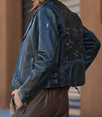 Lois Cerullo General Hospital Black Leather Jacket