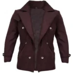 Loki S02 Tom Hiddleston Brown Peacoat