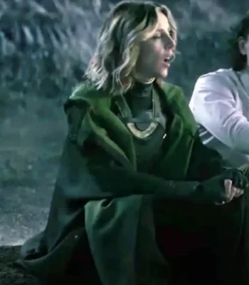 Loki Sylvie Green Trench Coat
