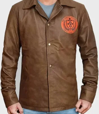 Loki Variant Brown Leather Jacket
