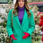 Long Lost Christmas 2022 Taylor Cole Green Coat