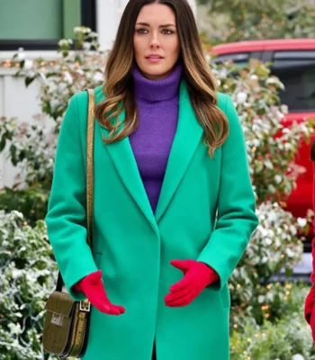 Long Lost Christmas 2022 Taylor Cole Green Coat