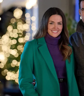 Long Lost Christmas 2022 Taylor Cole Green Coat