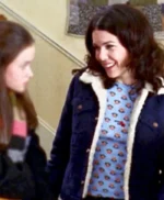 Lorelai Gilmore Gilmore Girls Denim Sherpa Jacket