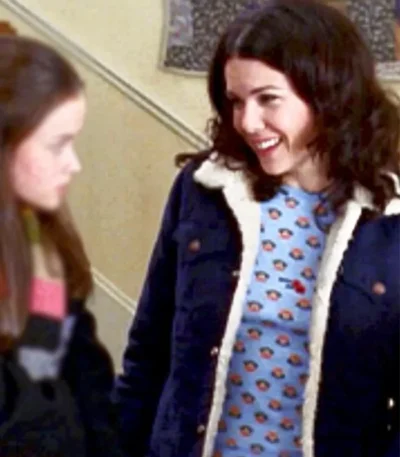 Lorelai Gilmore Gilmore Girls Denim Sherpa Jacket