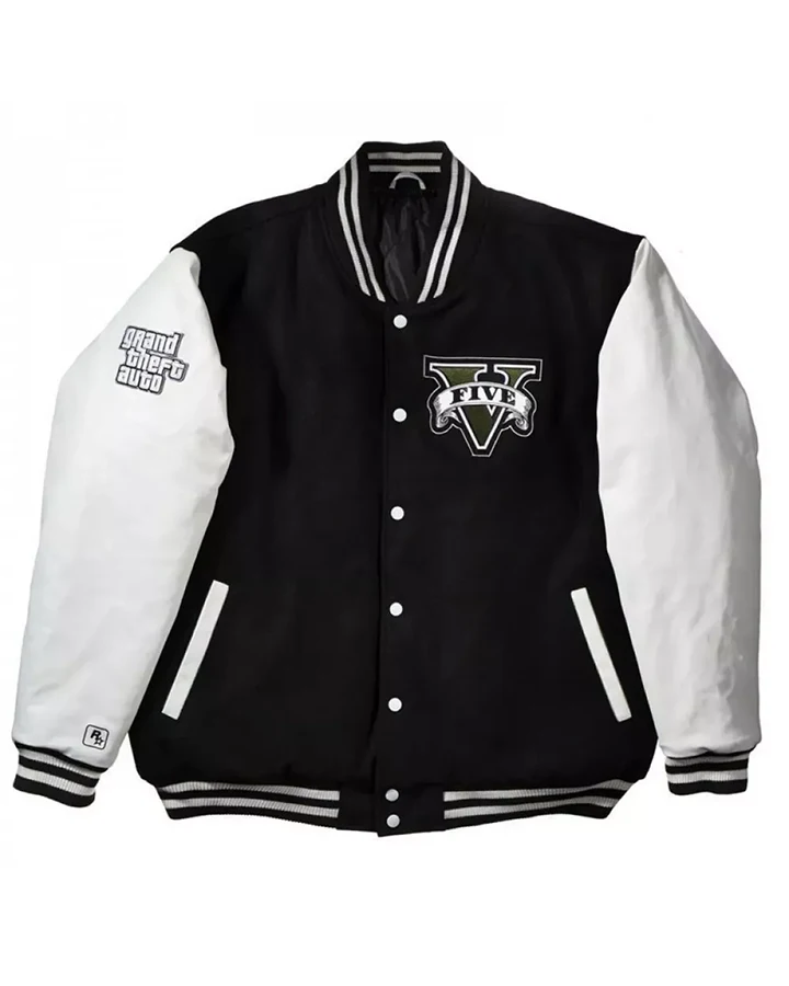 Los Santos Grand Theft Auto GTA V Bomber Jacket Los Santos Grand Theft Auto GTA V Bomber Jacket