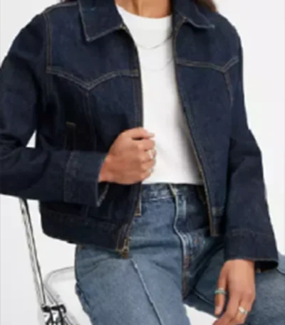 Lou Fleming Heartland Blue Denim Trucker Jacket