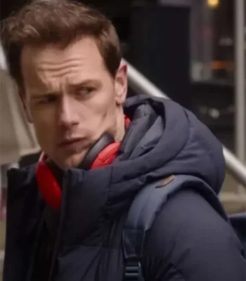 Love Again 2023 Sam Heughan Puffer Jacket