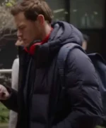 Love Again 2023 Sam Heughan Puffer Jacket