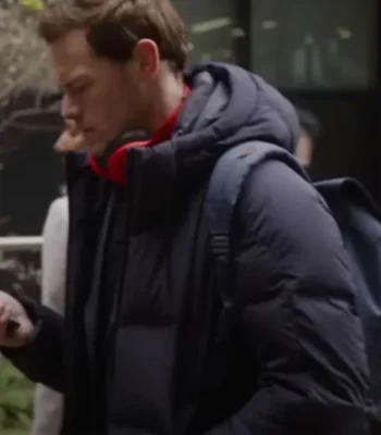 Love Again 2023 Sam Heughan Puffer Jacket