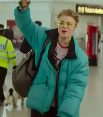 Love At First Sight Ben Hardy Blue Puffer Jacket