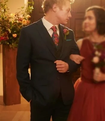 Love At First Sight 2023 Ben Hardy Blue Suit