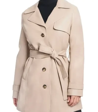 Love Is Blind S04 Tiffany Pennywell Leather Coat
