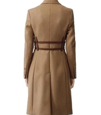 Love Life Anna Kendrick Brown Trench Wool Coat