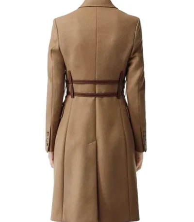 Love Life Anna Kendrick Brown Trench Wool Coat