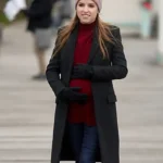 Love Life Darby Carter Black Wool Trench Coat