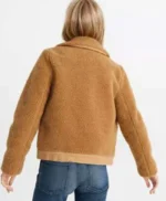 Love Life Darby Carter Brown Fur Jacket