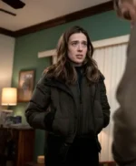 Chicago P.D. S07 Marina Squerciati Black Bomber Jacket
