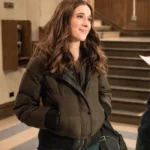 Chicago P.D. S07 Marina Squerciati Black Bomber Jacket