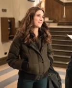Chicago P.D. S07 Marina Squerciati Black Bomber Jacket