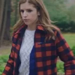 Love Life Darby Carter Red Wool Plaid Jacket