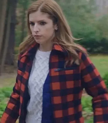 Love Life Darby Carter Red Wool Plaid Jacket