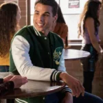 Love Victor Andrew Letterman Green & White Jacket