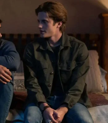 Love Victor Benji Campbell Shirt Style Green Jacket