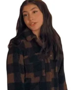 Love, Victor S03 Pilar Salazar Brown Checkered Jacket