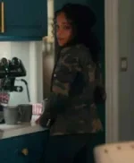 Love Victor S03 Rachel Hilson Camouflage Blazer